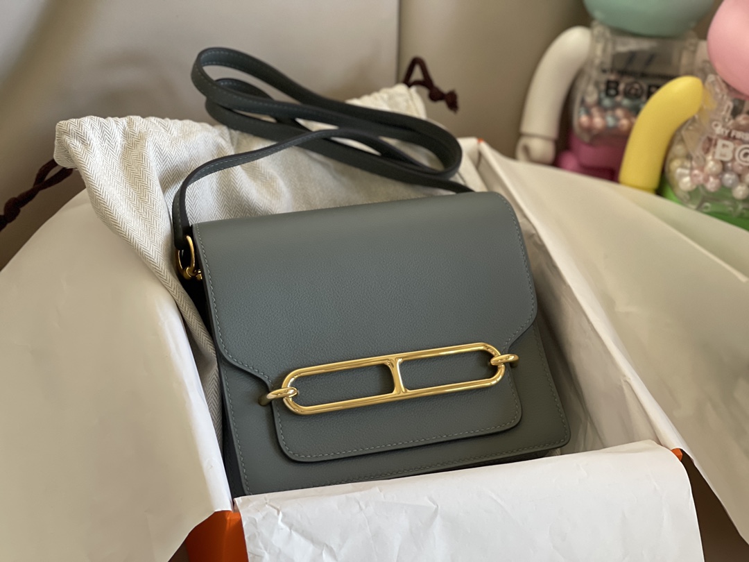 에르메스 룰리스18 아몬드그린 금장 에버컬러